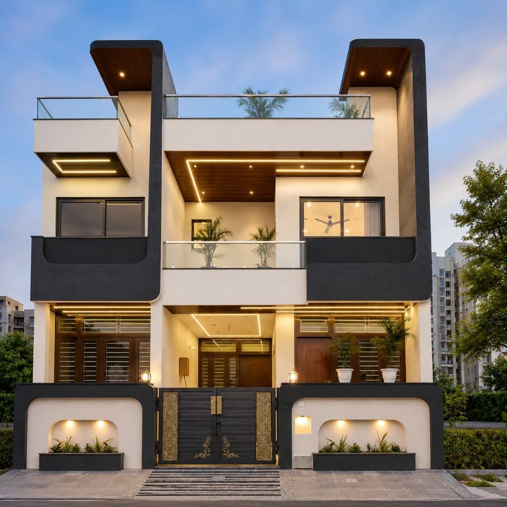 Luxury 2 BHK Villa With Private Terrace & Modern Design