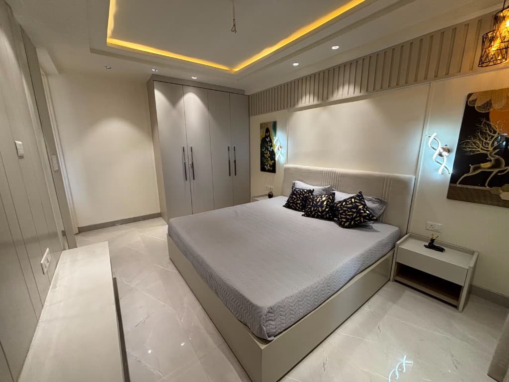 Modern 2 BHK With Modular Wardrobe & Cove Lighting