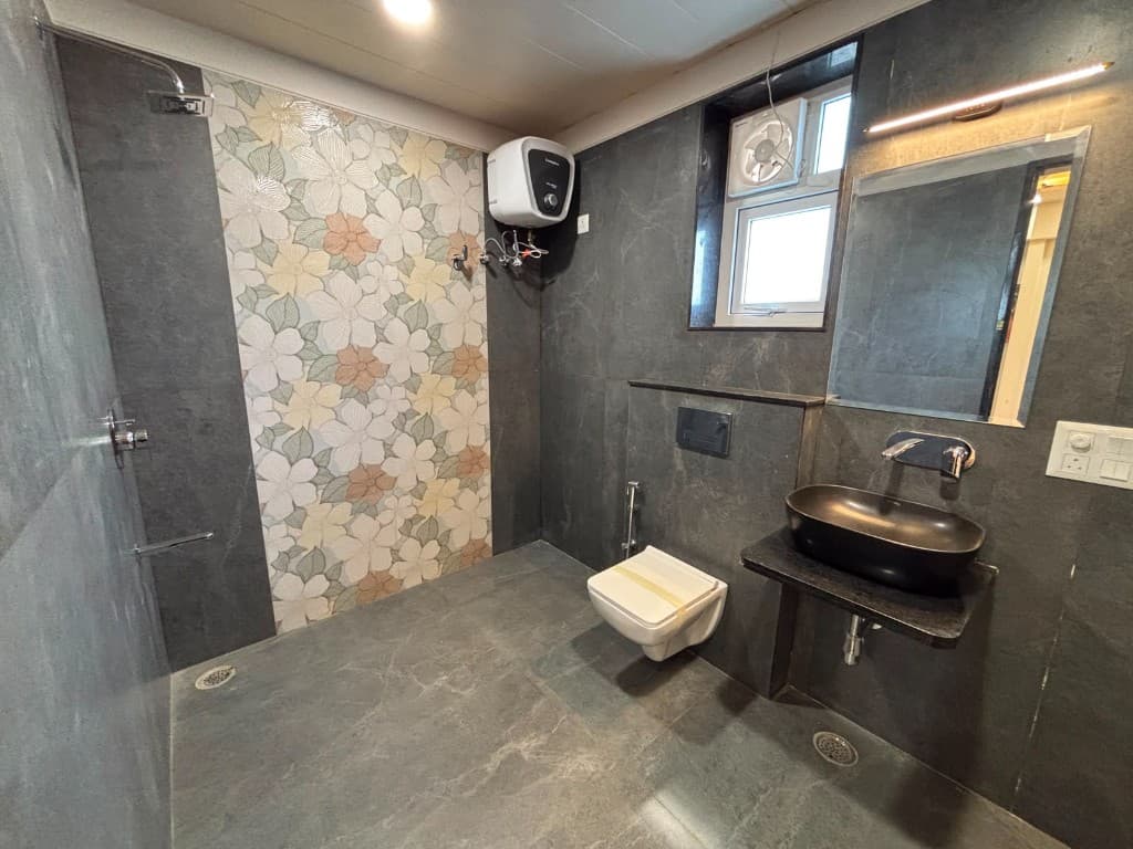 2 BHK With Modern Attached Bath & Premium Fixtures