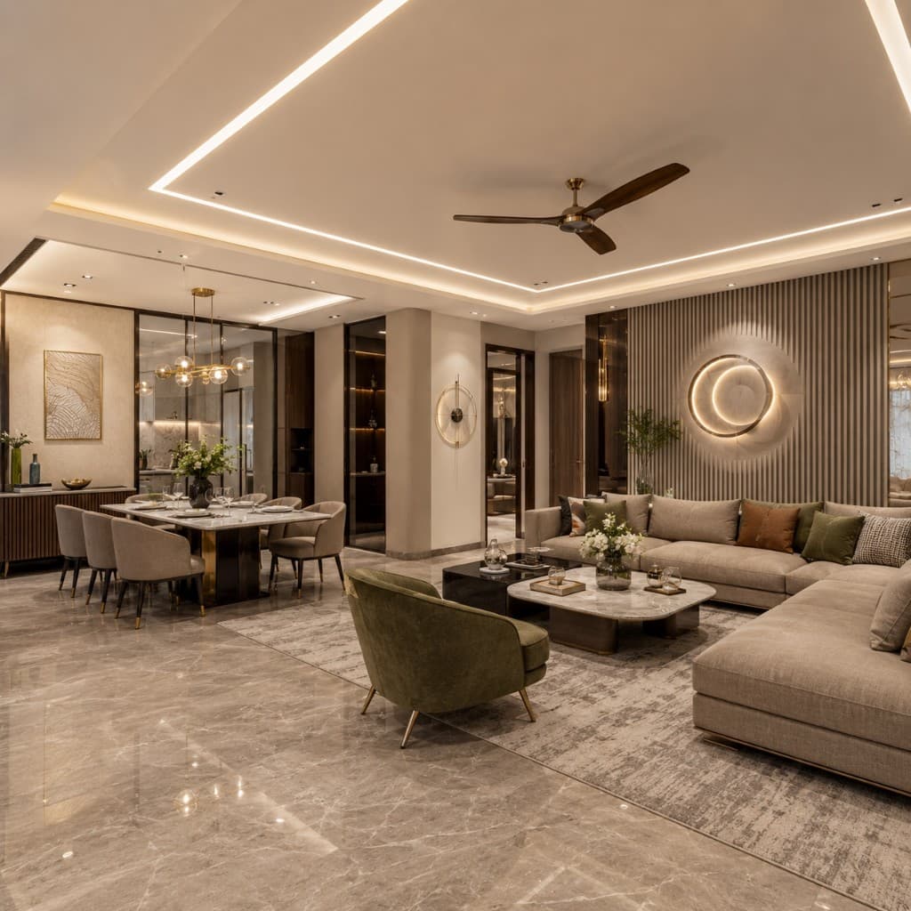 Aagaman Buildtech flat interior in Jaipur